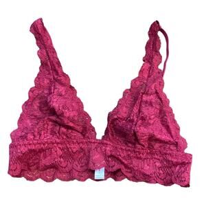 Cosabella Never Say Never Stretch Lace Bralette Deep Ruby S